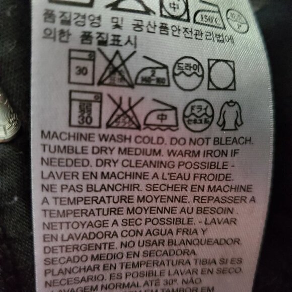 levi's Black Washed Stretch Mid Rise Skinny 5 Pocket Denim Jeans Size 12 - Picture 9 of 9